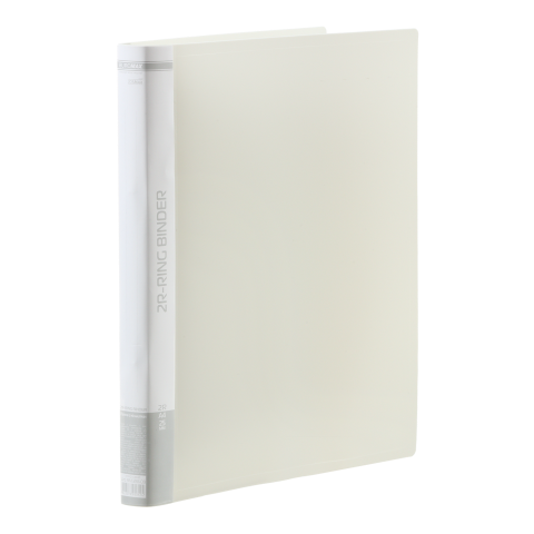 Папка пластикова, JOBMAX, 2 R-образних кільця, А4, ширина торця 25 мм, сіра, BM.3161-09 BUROMAX